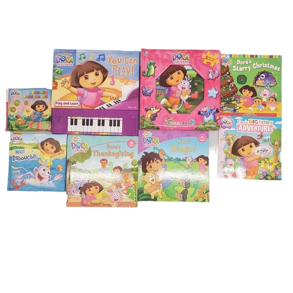 Dora the Explorer Book Set of 8 - Picture 1 of 14